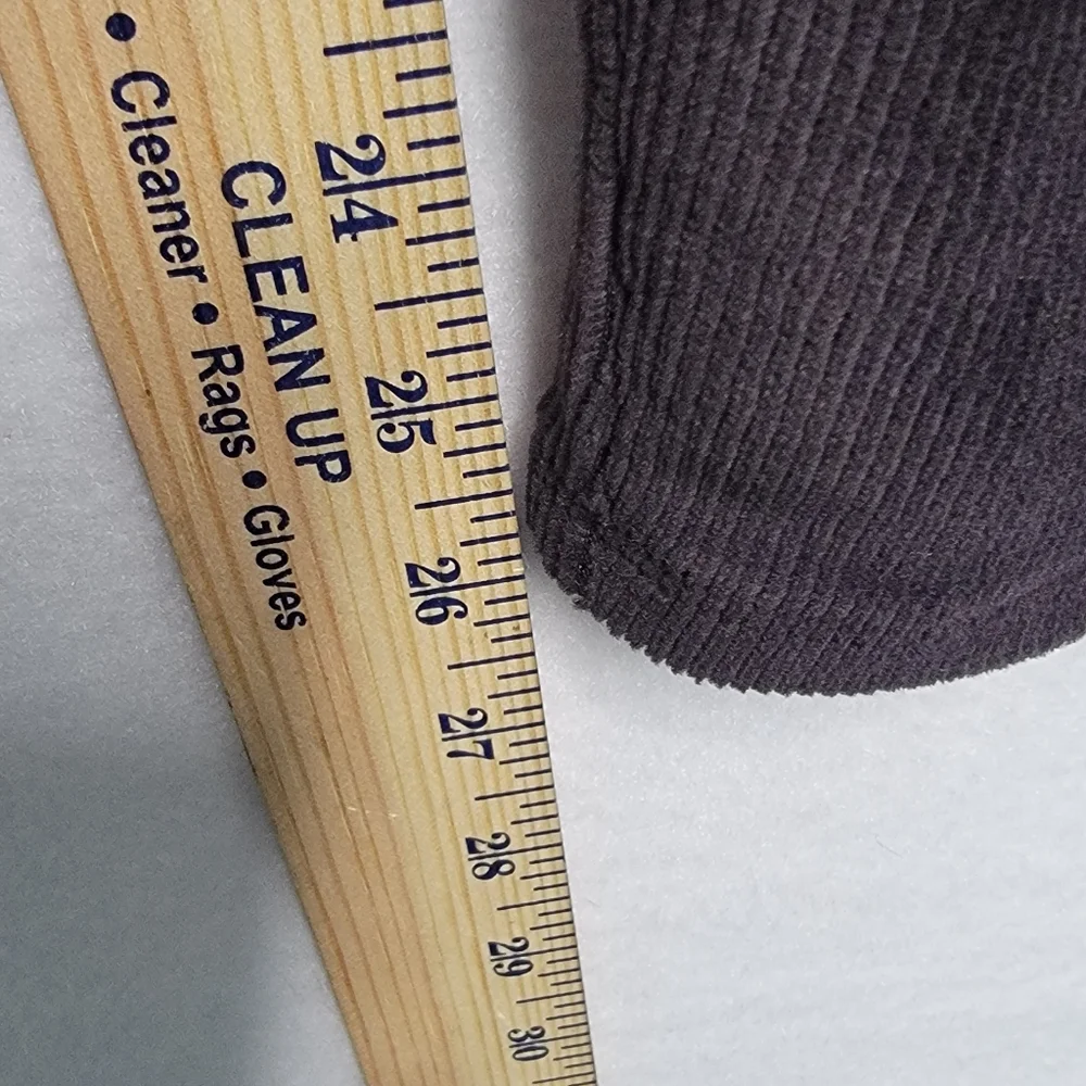 Michael Kors Dark Brown RIBBED Straight Ankle Pull-On‎  Pants SIZE 1X